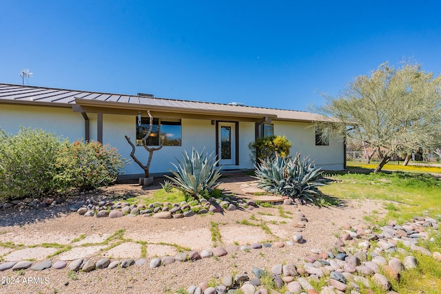 view of ranch-style house