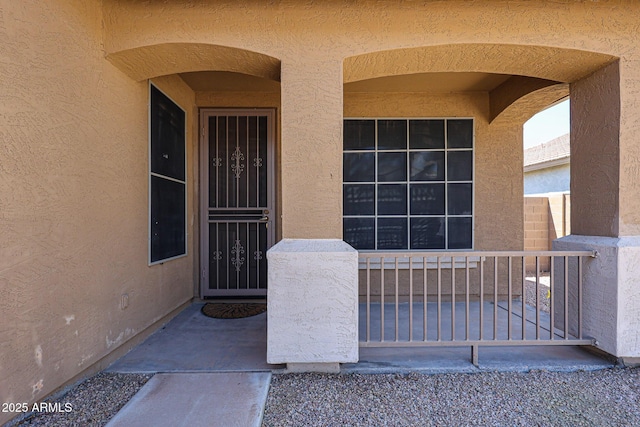 45633 W Mountain View Rd, Maricopa, AZ 85139 - view of exterior entry with stucco siding
