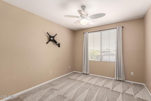 4426 E Coyote Wash Dr, Cave Creek, AZ 85331 - empty room featuring ceiling fan, light carpet, and baseboards