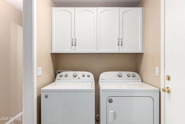 4426 E Coyote Wash Dr, Cave Creek, AZ 85331 - washroom with washing machine and dryer and cabinet space