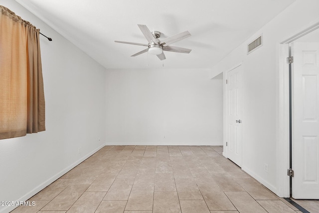 1160 E Hampton Cir, Mesa, AZ 85204 - spare room with a ceiling fan and light tile patterned floors
