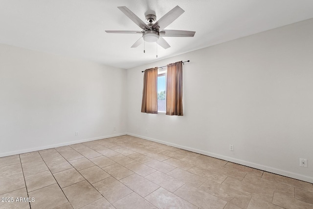 1160 E Hampton Cir, Mesa, AZ 85204 - spare room with a ceiling fan and light tile patterned flooring