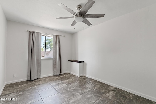 1160 E Hampton Cir, Mesa, AZ 85204 - unfurnished room with a ceiling fan and baseboards