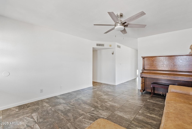 1160 E Hampton Cir, Mesa, AZ 85204 - empty room featuring a ceiling fan and baseboards