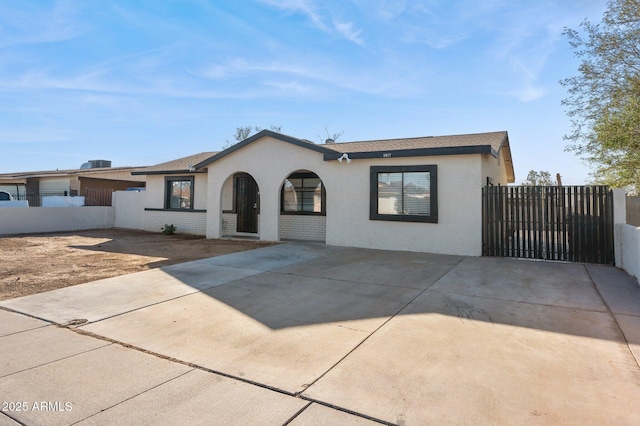 view of ranch-style home