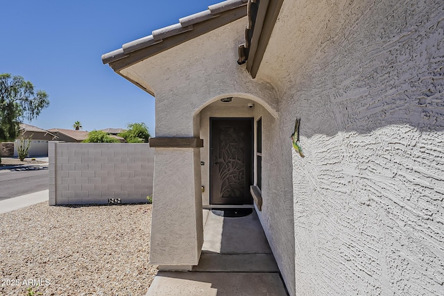 16523 W Desert Bloom St, Goodyear, AZ 85338 - property entrance featuring stucco siding