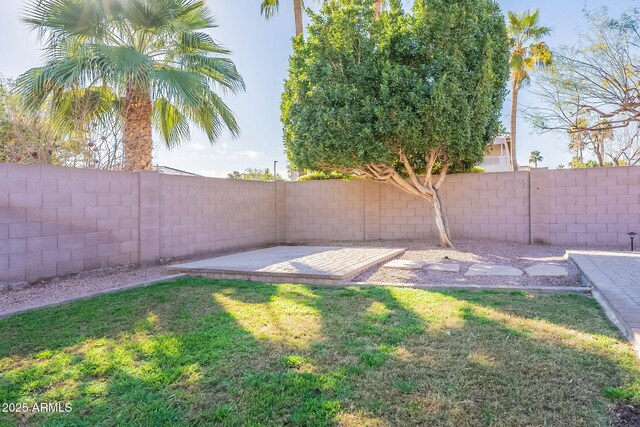 12925 W Llano Dr, Litchfield Park, AZ 85340 - view of yard featuring a patio and a fenced backyard