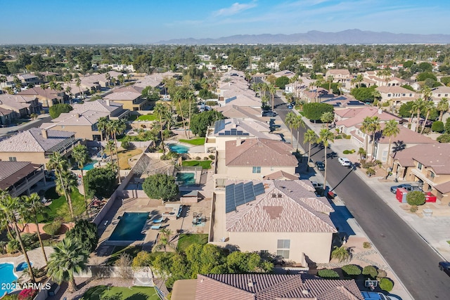 12925 W Llano Dr, Litchfield Park, AZ 85340 - drone / aerial view featuring a residential view and a mountain view