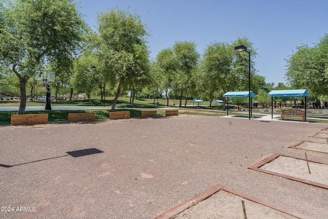 view of community with basketball court