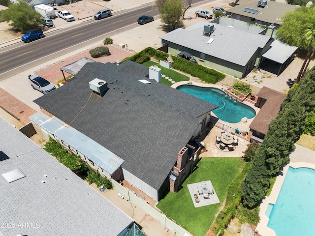13207 N 55th Ave, Glendale, AZ 85304 - aerial perspective of suburban area featuring a pool area