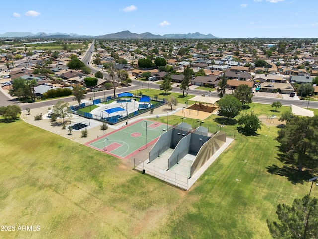 13207 N 55th Ave, Glendale, AZ 85304 - aerial view of residential area featuring mountains
