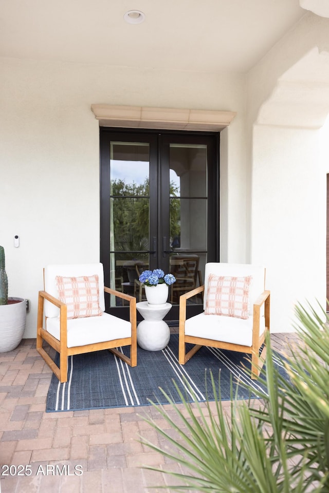 view of patio / terrace with french doors
