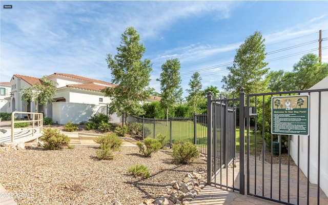 gate with fence
