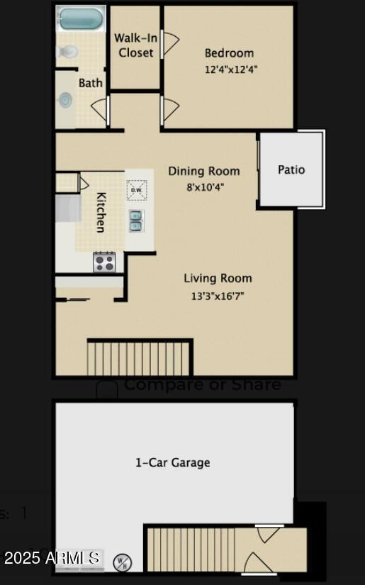 19777 N 76th St Unit 2142, Scottsdale, AZ 85255 - view of room layout