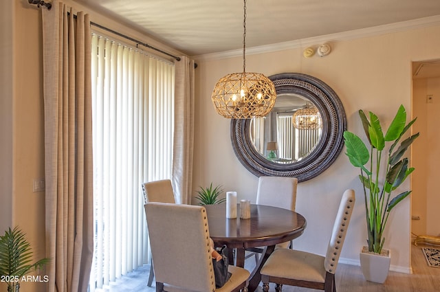 19777 N 76th St Unit 2142, Scottsdale, AZ 85255 - dining area with a chandelier and wood finished floors