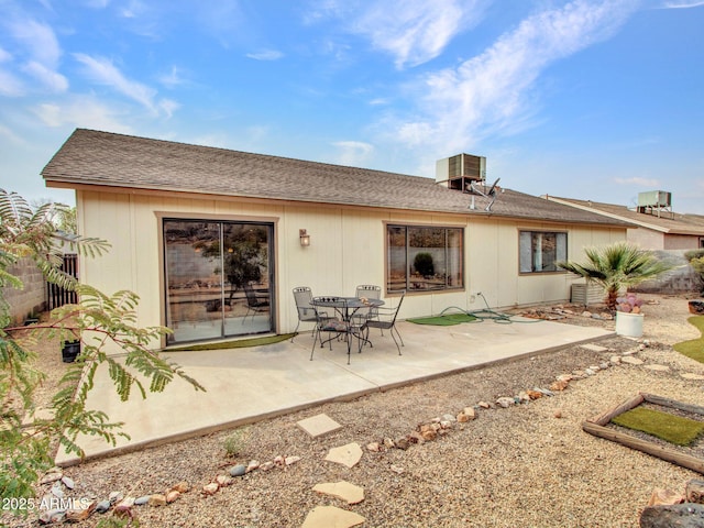 back of property featuring a patio