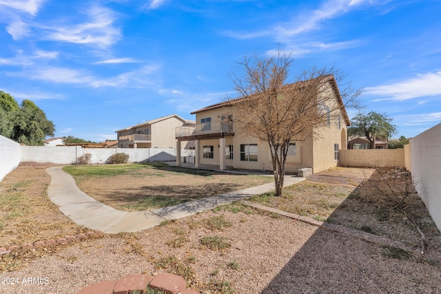 view of rear view of property