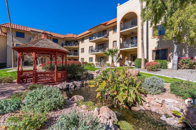 surrounding community featuring a gazebo