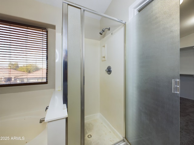 8022 S 48th Dr, Laveen, AZ 85339 - bathroom featuring a shower stall and a bath