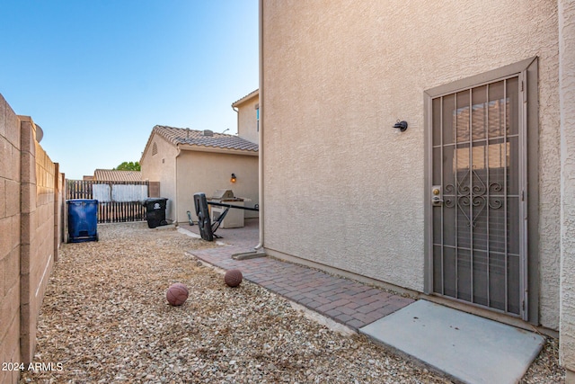 exterior space featuring a patio area