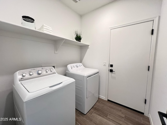 laundry room featuring washer and dryer