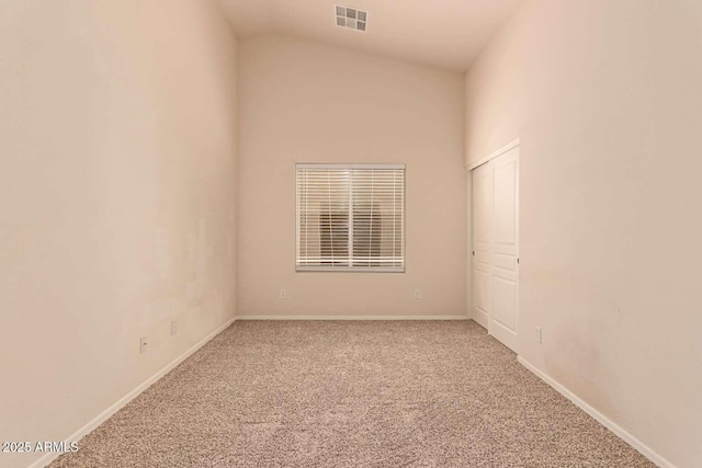 unfurnished room with carpet