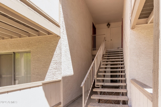 view of staircase