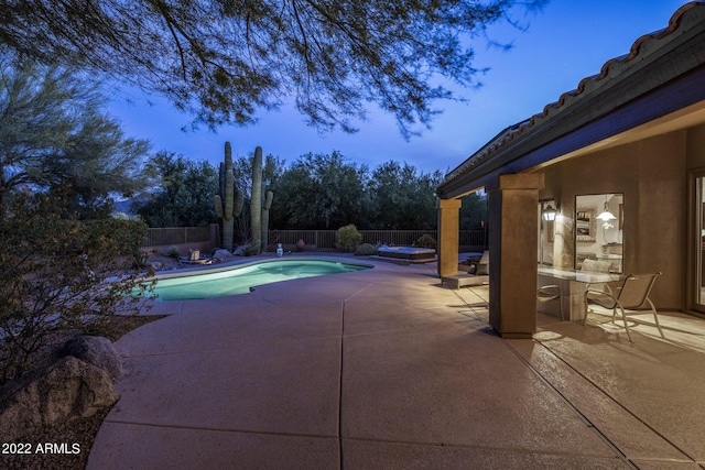 28897 N 94th Pl, Scottsdale, AZ 85262 - view of swimming pool with a fenced backyard and a patio