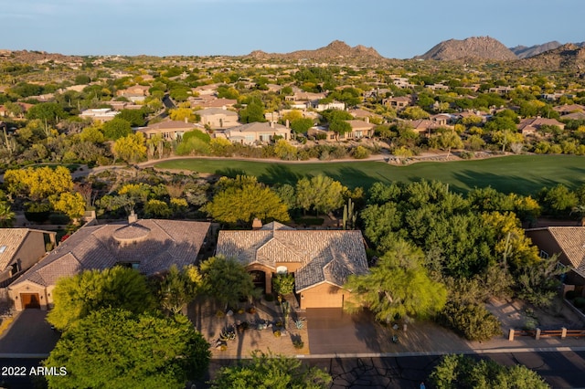 28897 N 94th Pl, Scottsdale, AZ 85262 - aerial perspective of suburban area with a mountain backdrop