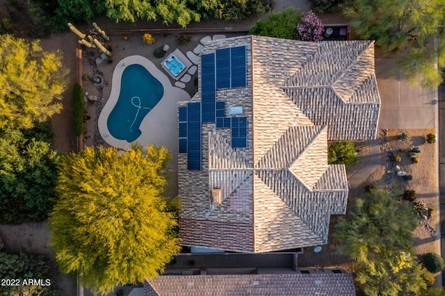 28897 N 94th Pl, Scottsdale, AZ 85262 - view from above of property with a pool