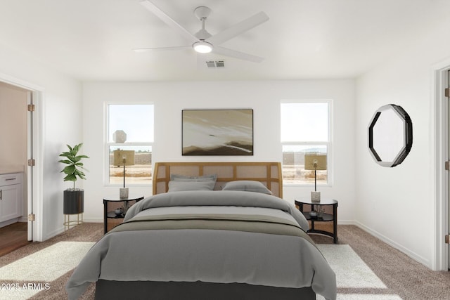 5055 N Jayson Rd, Casa Grande, AZ 85194 - bedroom featuring carpet flooring, multiple windows, and baseboards