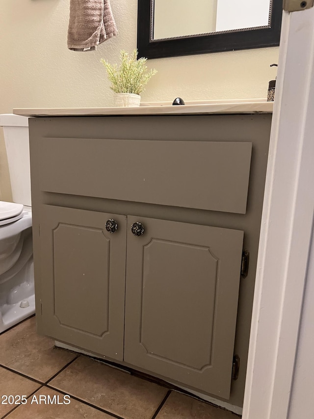 interior details featuring toilet