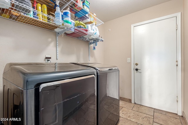 laundry area with washer and clothes dryer