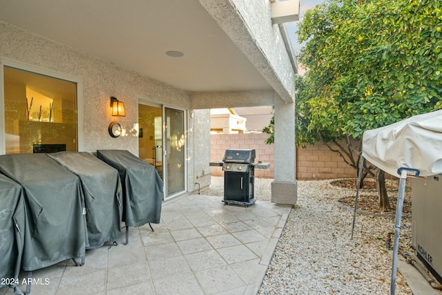 view of patio / terrace with grilling area