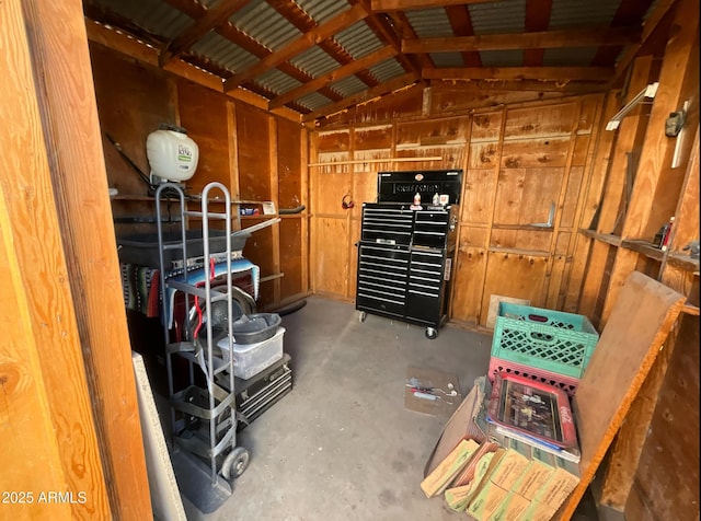 view of storage