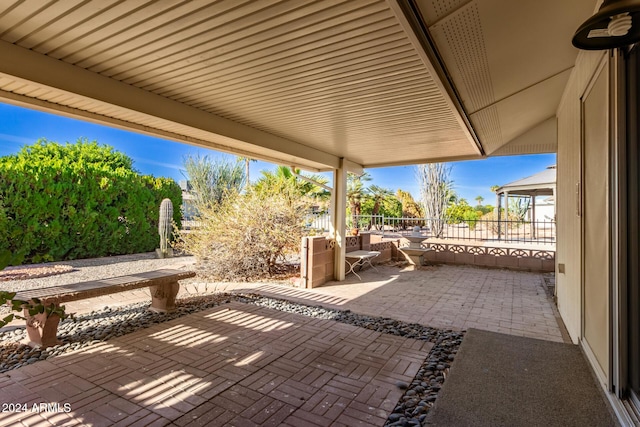 view of patio / terrace