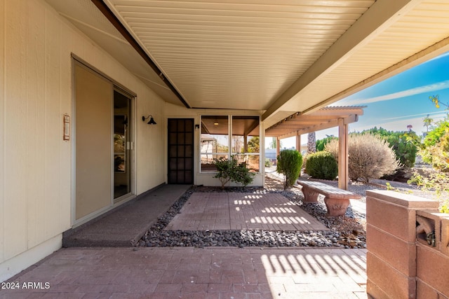 view of patio