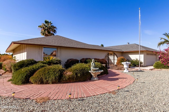 view of ranch-style home