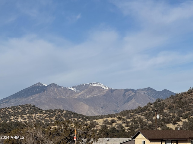 view of mountain feature