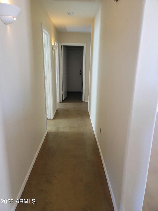 hall with baseboards