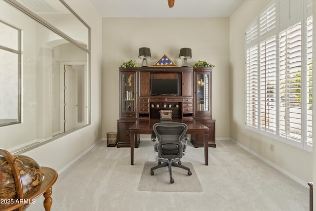 3410 E Inglewood Cir, Mesa, AZ 85213 - office featuring carpet floors, baseboards, and visible vents