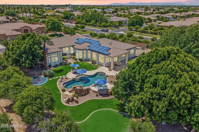 3410 E Inglewood Cir, Mesa, AZ 85213 - drone / aerial view