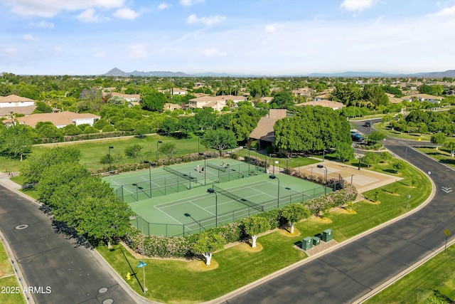 3410 E Inglewood Cir, Mesa, AZ 85213 - birds eye view of property featuring a mountain view and a residential view