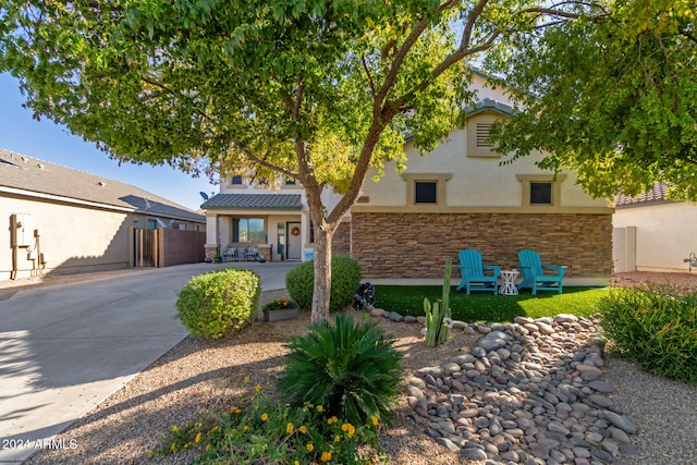 exterior space with a patio