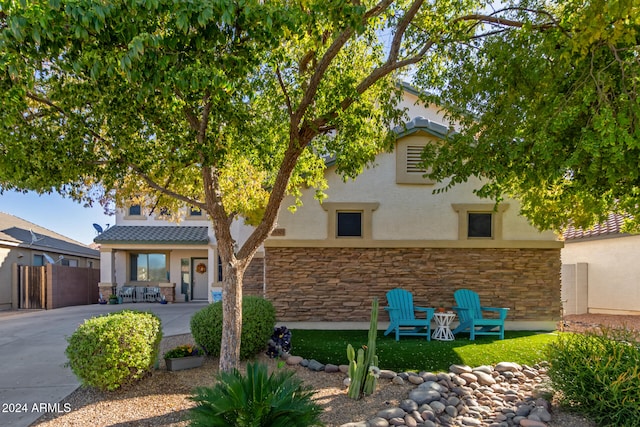 exterior space with a patio