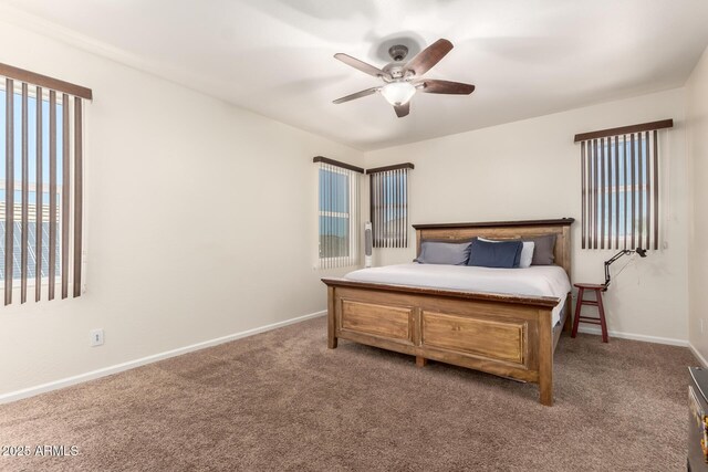 13123 W Cottontail Ln, Peoria, AZ 85383 - carpeted bedroom with baseboards and ceiling fan