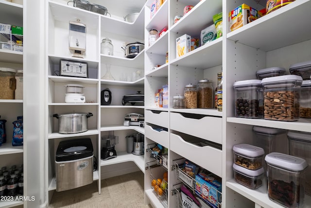 view of pantry