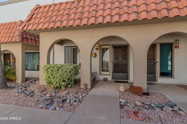 view of property entrance