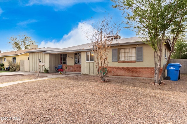 view of ranch-style home