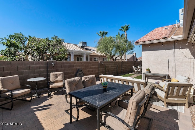 view of patio